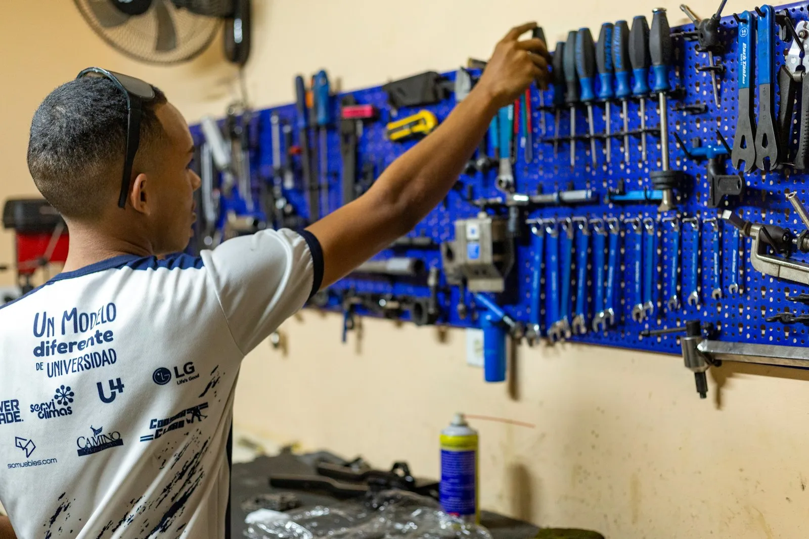 Das Handwerker-Team von TAS bei der Arbeit